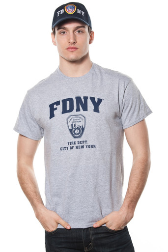 FDNY T-Shirts for Adults Gray 1