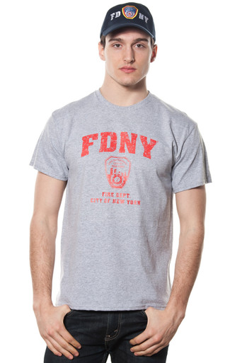 FDNY T-Shirts for Adults Gray 2