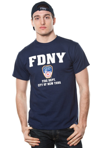 FDNY T-Shirts for Adults Navy Blue