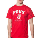 FDNY T-Shirts for Adults Red