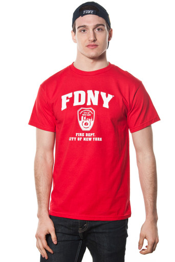FDNY T-Shirts for Adults Red