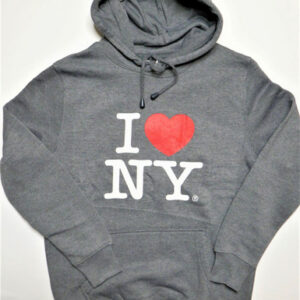 I Love NY Hoodies for Adults Anthracite