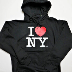 I Love NY Hoodies for Adults Black