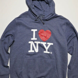I Love NY Hoodies for Adults Denim