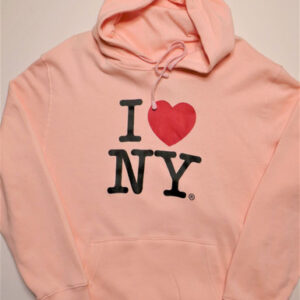 I Love NY Hoodies for Adults Tan