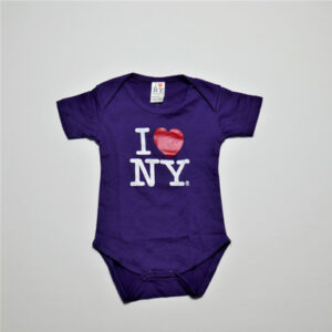 I Love NY Onesies for 6-24 months Purple