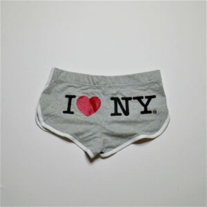 I Love NY Shorts Gray