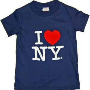 I Love NY T-Shirts for 2-16 years Navy Blue