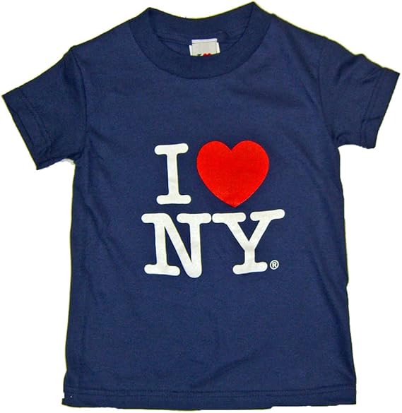 I Love NY T-Shirts for 2-16 years Navy Blue