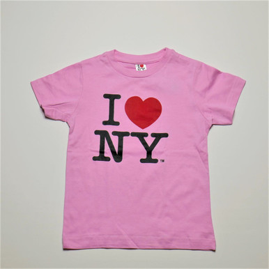 I Love NY T-Shirts for 2-16 years Pink