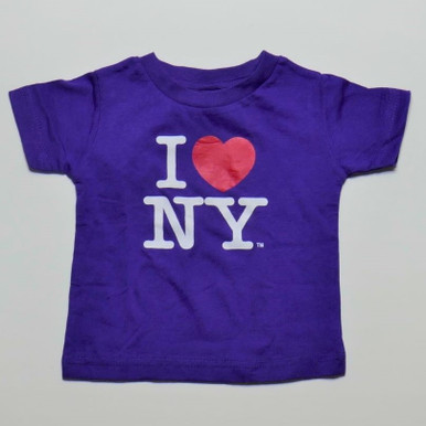 I Love NY T-Shirts for 2-16 years Purple