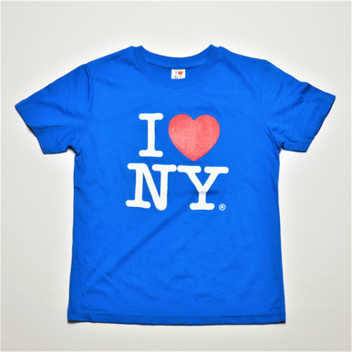 I Love NY T-Shirts for 2-16 years Royal Blue