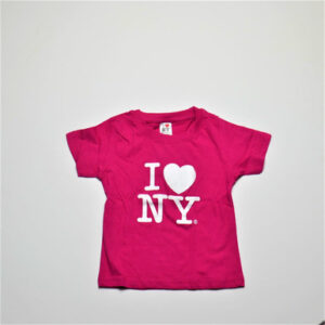 I Love NY T-Shirts for 6-24 months Hot Pink