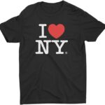 I Love NY T-Shirts for Adults Black