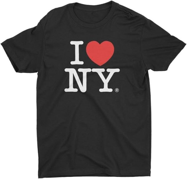 I Love NY T-Shirts for Adults Black