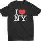 I Love NY T-Shirts for Adults Black