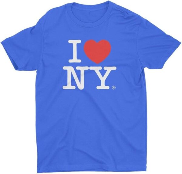 I Love NY T-Shirts for Adults Blue