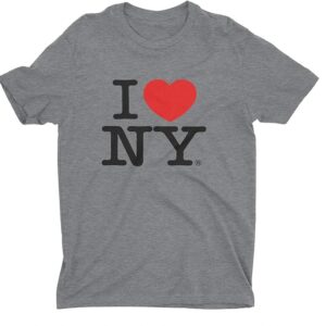 I Love NY T-Shirts for Adults Dark Gray