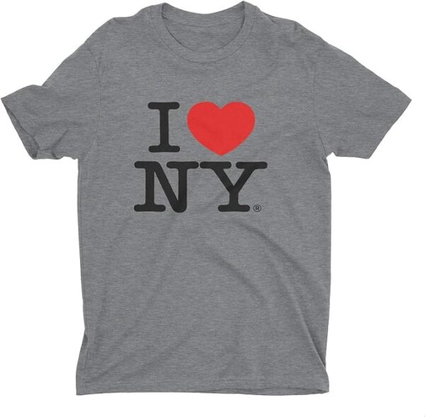 I Love NY T-Shirts for Adults Dark Gray