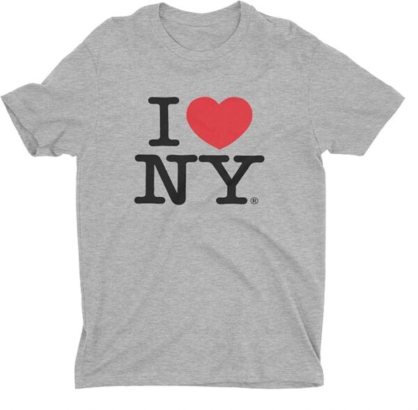 I Love NY T-Shirts for Adults Gray