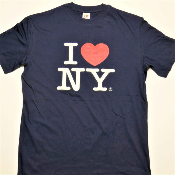 I Love NY T-Shirts for Adults Navy Blue