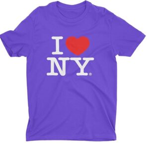 I Love NY T-Shirts for Adults Purple
