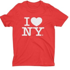 I Love NY T-Shirts for Adults Red