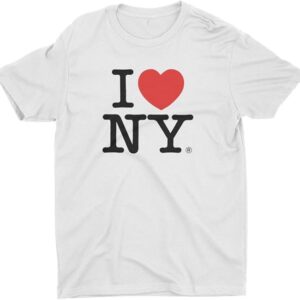 I Love NY T-Shirts for Adults White