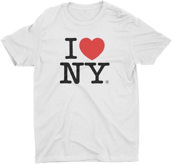 I Love NY T-Shirts for Adults White