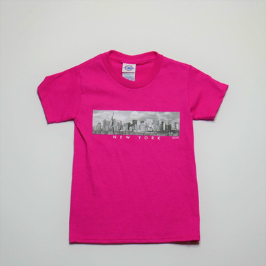 New York T-Shirts for 2-16 years Pink