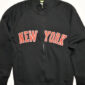 New York Zipper Sweatshirts for Adults Black/Red